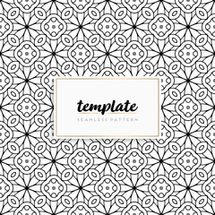 Colorful mandala seamless pattern vector