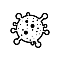 Corona Virus Line Icon