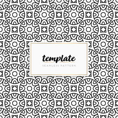 Colorful mandala seamless pattern vector