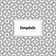 Colorful mandala seamless pattern vector