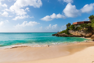 Turquoise caribbean sea water