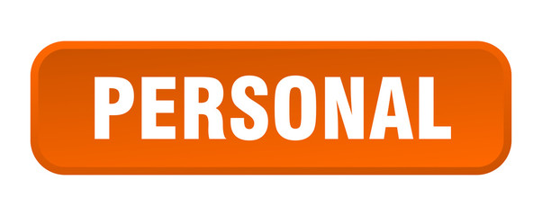 personal button. personal square 3d push button