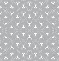 Vector geometric seamless texture gray pattern