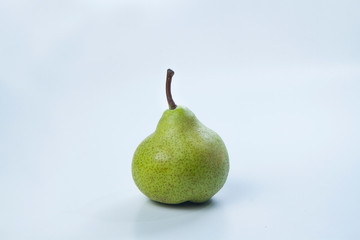 ripe williams pear isolated on white background