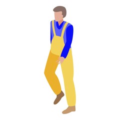 Repairman uniform icon. Isometric of repairman uniform vector icon for web design isolated on white background