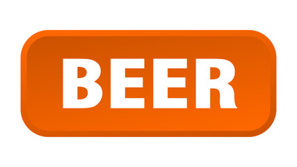 beer button. beer square 3d push button