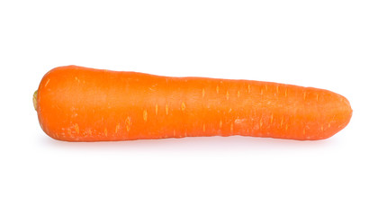 Carrot isolated on white background with clipping path 