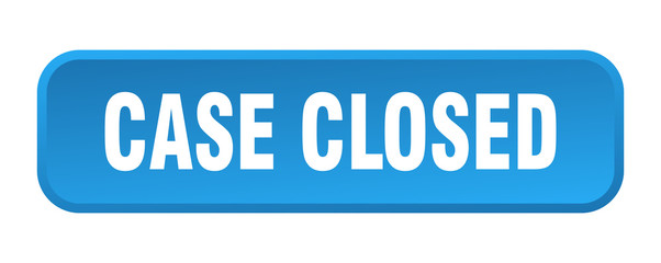 case closed button. case closed square 3d push button