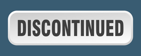 discontinued button. discontinued square 3d push button