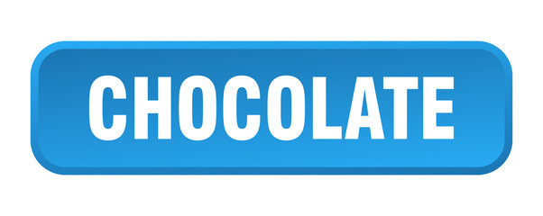 chocolate button. chocolate square 3d push button