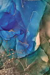 Fluid Art . Abstract colorful background, wallpaper. Mixing acrylic paints. Modern art. Marble texture. Alcohol ink colors  translucent