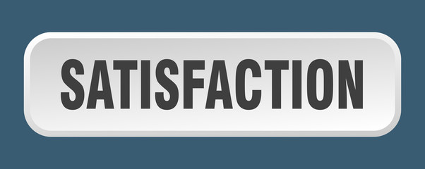 satisfaction button. satisfaction square 3d push button