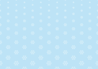 Seamless texture snowflakes on blue background