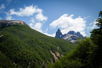 Obraz na płótnie Canvas Parque nacional cerro castillo, ubicado en villa cerro castillo, Región de Aysén, patagonia, Chile.