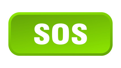 sos button. sos square 3d push button