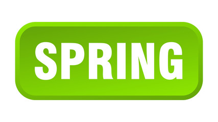 spring button. spring square 3d push button