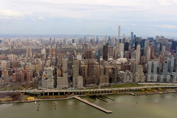 Obraz premium aerial view of New York
