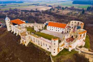 View of Janowiec Castle, Poland - obrazy, fototapety, plakaty