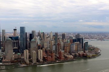 Fototapeta na wymiar aerial view of New York