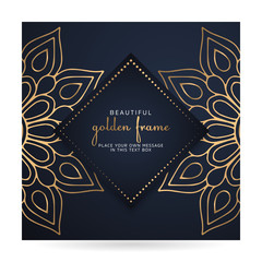 luxury ornamental mandala design background