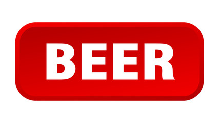 beer button. beer square 3d push button