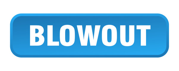blowout button. blowout square 3d push button
