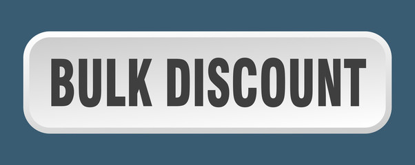 bulk discount button. bulk discount square 3d push button