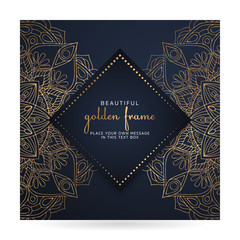 luxury ornamental mandala design background