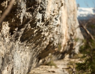 creux dans une paroi 
