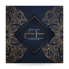 luxury ornamental mandala design background