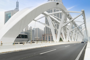 The landmark bridge in Tianjin, China - Progress Bridge