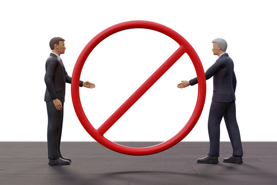 social distancing to stop  the spread of the contagious covid19 virus