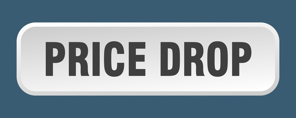 price drop button. price drop square 3d push button