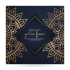 luxury ornamental mandala design background