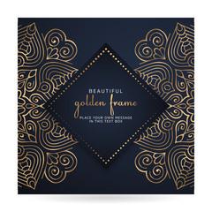 luxury ornamental mandala design background