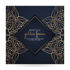 luxury ornamental mandala design background