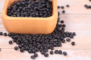 The black beans