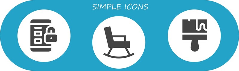 simple icon set
