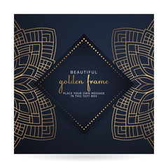 luxury ornamental mandala design background