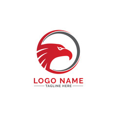 Eagle logo with shape