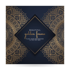 luxury ornamental mandala design background