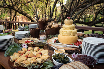 Cheese food plater