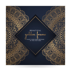 luxury ornamental mandala design background