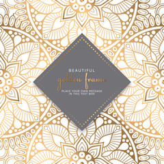 luxury ornamental mandala design background