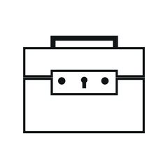 Briefcase icon, bag, suitcase,luggage ,Flat design, vector illustration, vector.