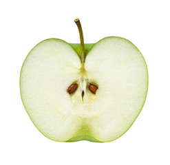 Green apple isolated on white  background 