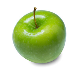 Green apple isolated on white  background 