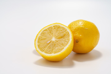 レモン 白背景