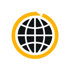 Internet icon,Elements for mobile and web concept. Thin line vector icons for website design and development, app development. Premium,Contains such Icons as World Map, Connections, Global Business