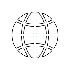 Internet icon,Elements for mobile and web concept. Thin line vector icons for website design and development, app development. Premium,Contains such Icons as World Map, Connections, Global Business